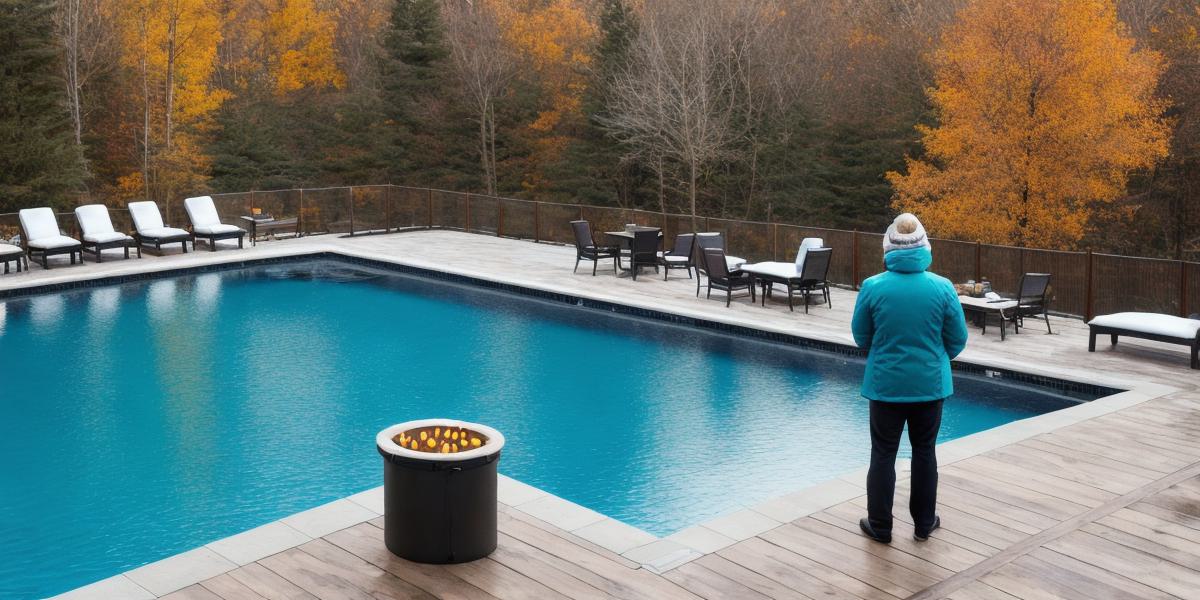 Titel: Winterreife erleben: So bereiten Sie Ihr Pooldeck vor, um Frost und Schnee zu vermeiden