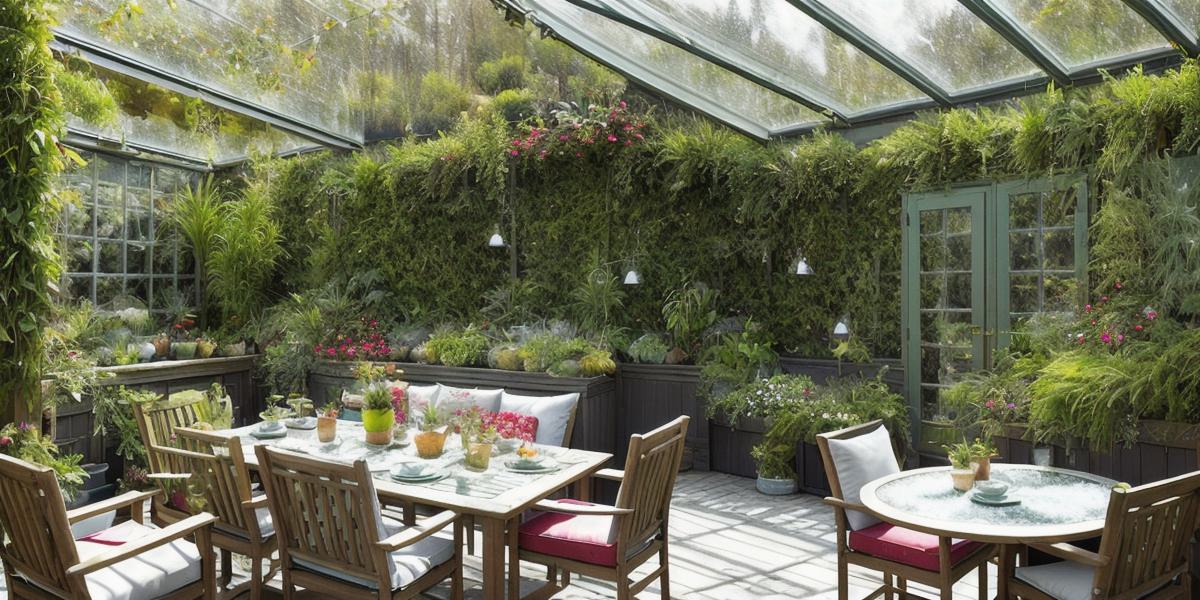 Titel: Wintergarten auf der Terrasse: Wie du deinen privaten Oasen schaffst