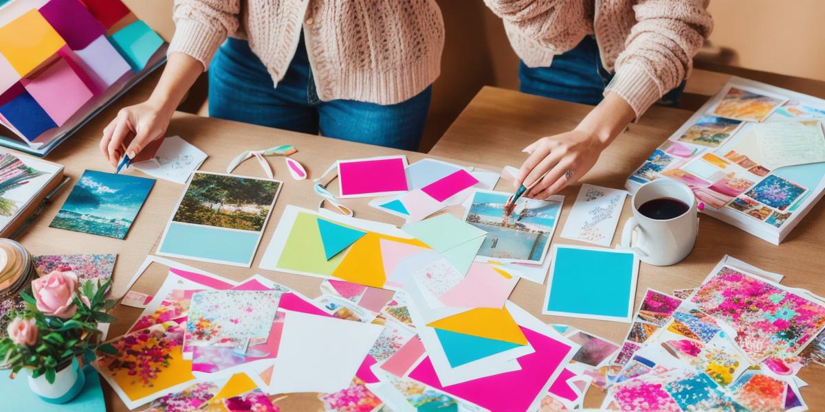 wie man Scrapbook-Seiten fotografiert