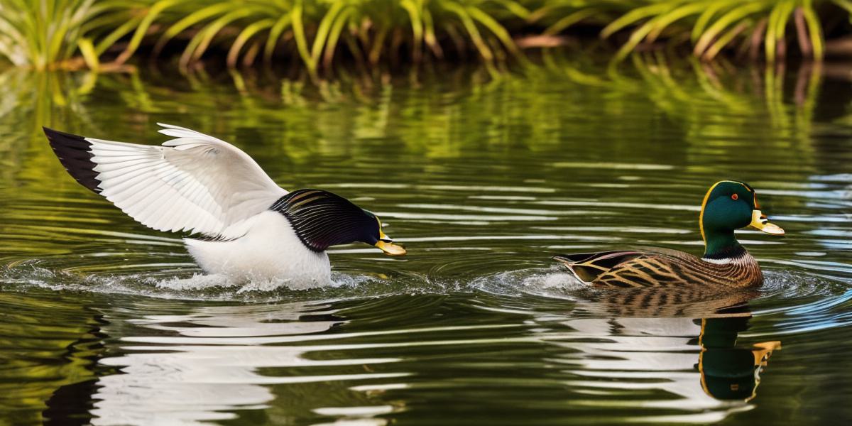 Was bedeutet es, wenn eine Ente mit dem Schwanz wedelt?