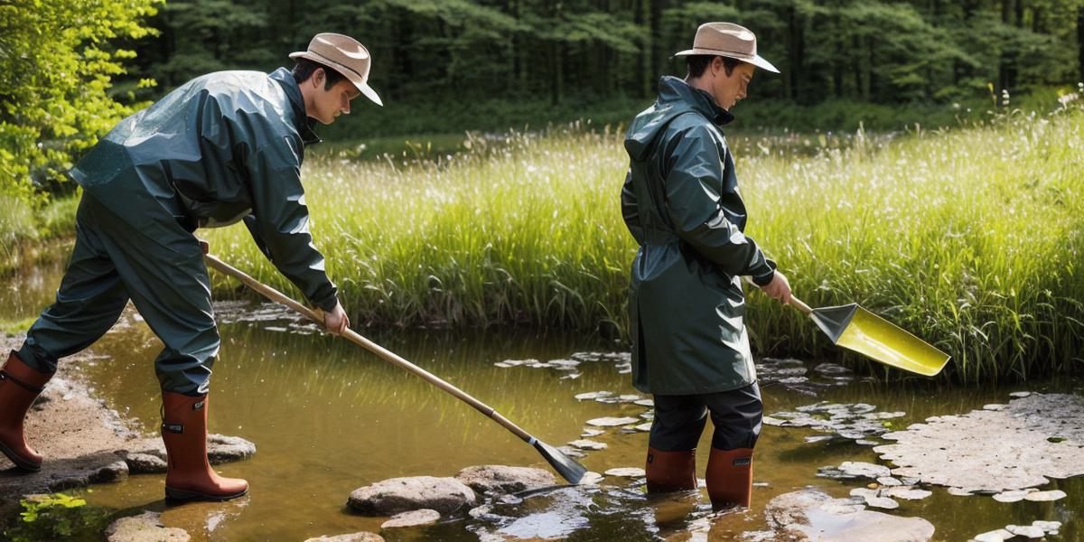 wie man einen Teich wasserdicht macht