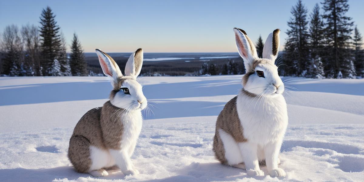 Wie man Schritt für Schritt einen Schneeschuhhasen zeichnet