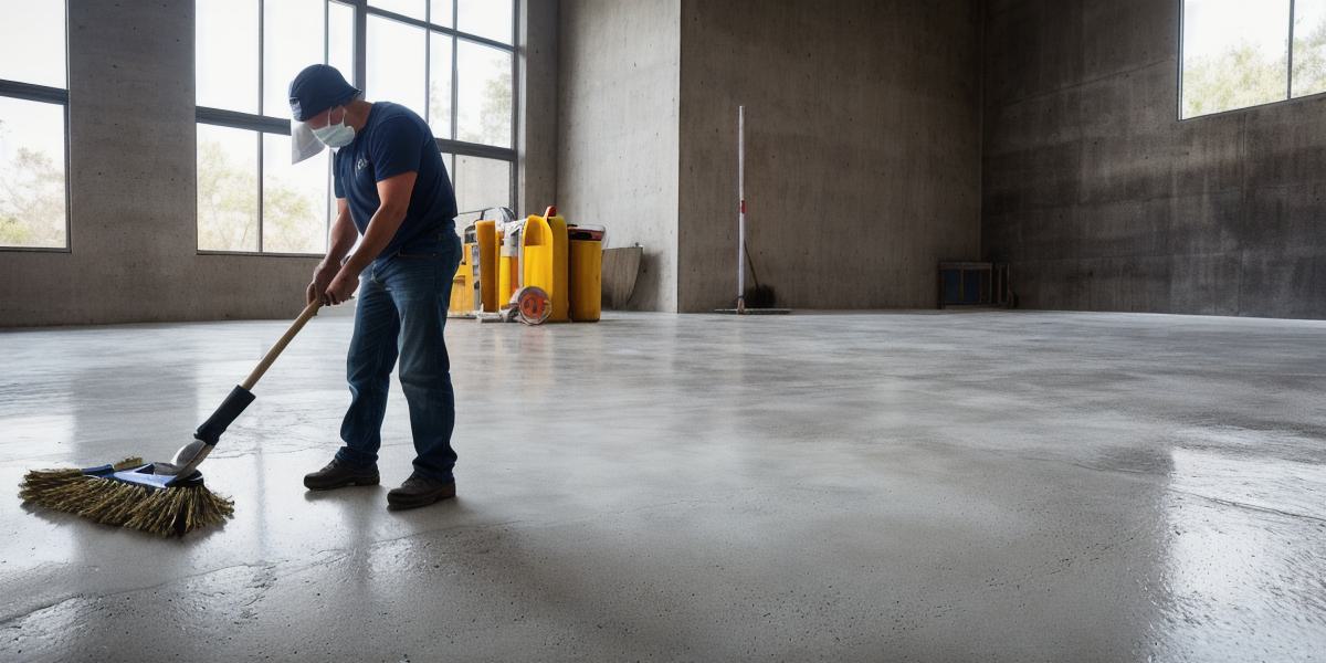 So kontrollieren Sie den Staub beim Schleifen von Beton