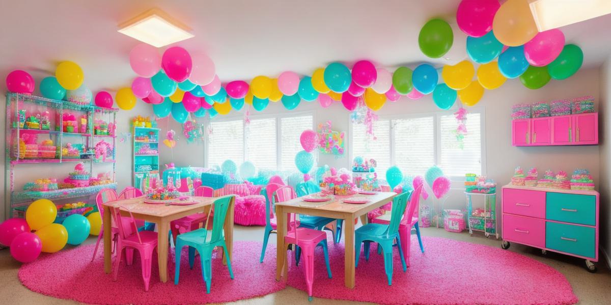 wie man eine Garage für eine Babyparty dekoriert